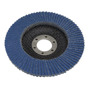 Sealey 115mm Zirconium Flap Discs 120Grit 22mm Bore - Pack of 10 FD11512010 Sealey - Dynamic Drive