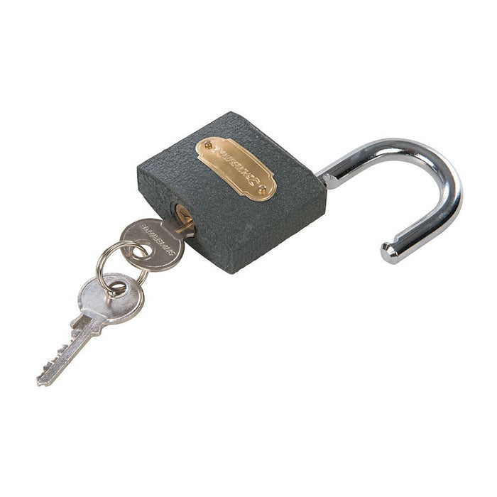 Silverline Iron Padlock Keyed Alike 6pk 50mm Silverline - Dynamic Drive