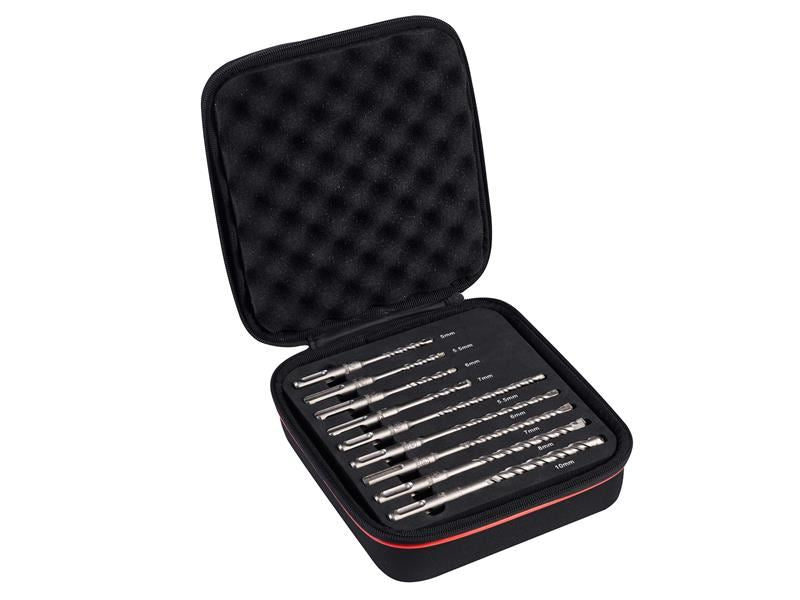 Starrett SDS Plus 2 Point Drill Bit Set, 9 Piece Starrett - Dynamic Drive