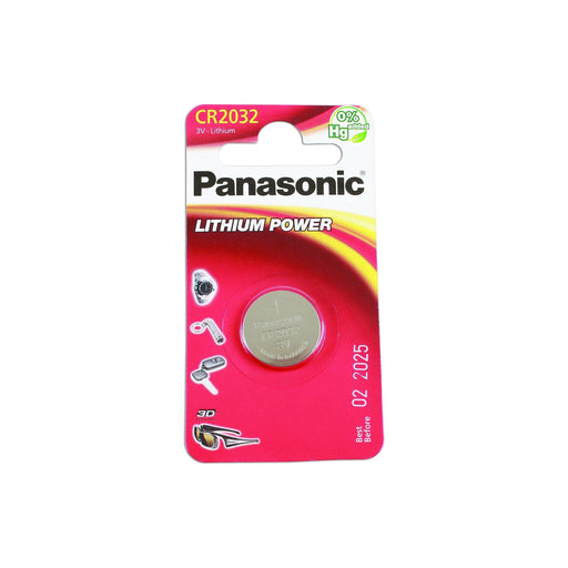 Connect Panasonic Coin Cell Battery CR2032 1pc 36909 Tool Connection - Dynamic Drive