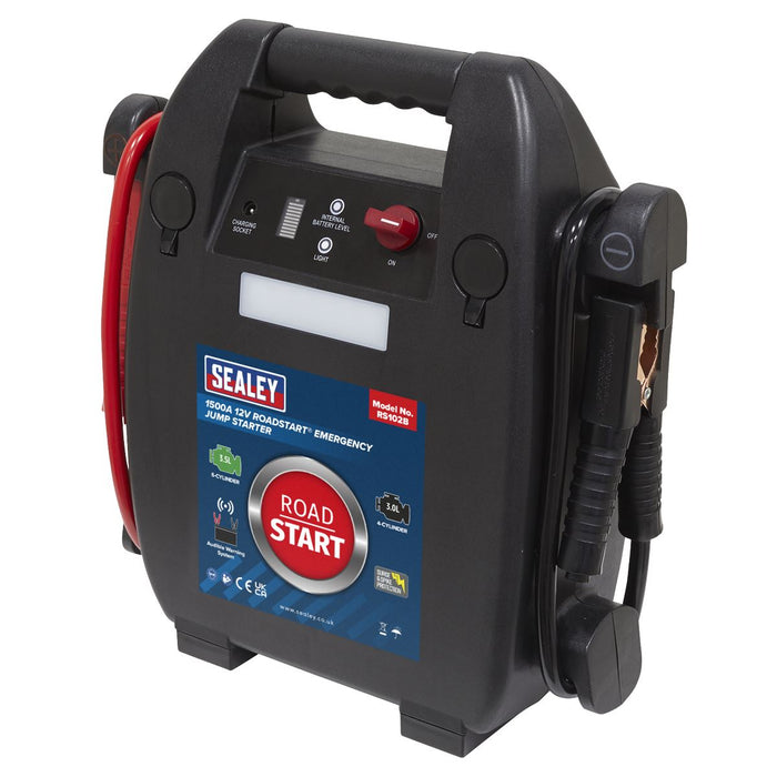 Sealey RoadStart Emergency Jump Starter 12V 3.5ltr 6 Cylinder RS102B Sealey  - Dynamic Drive
