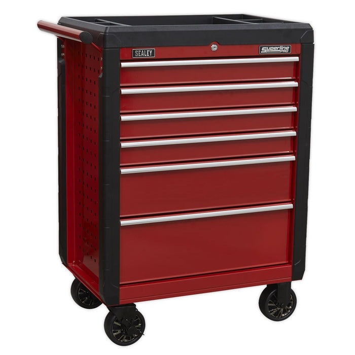Sealey Topchest 4 Drawer & Rollcab 6 Drawer Combination AP3410STACK Sealey - Dynamic Drive