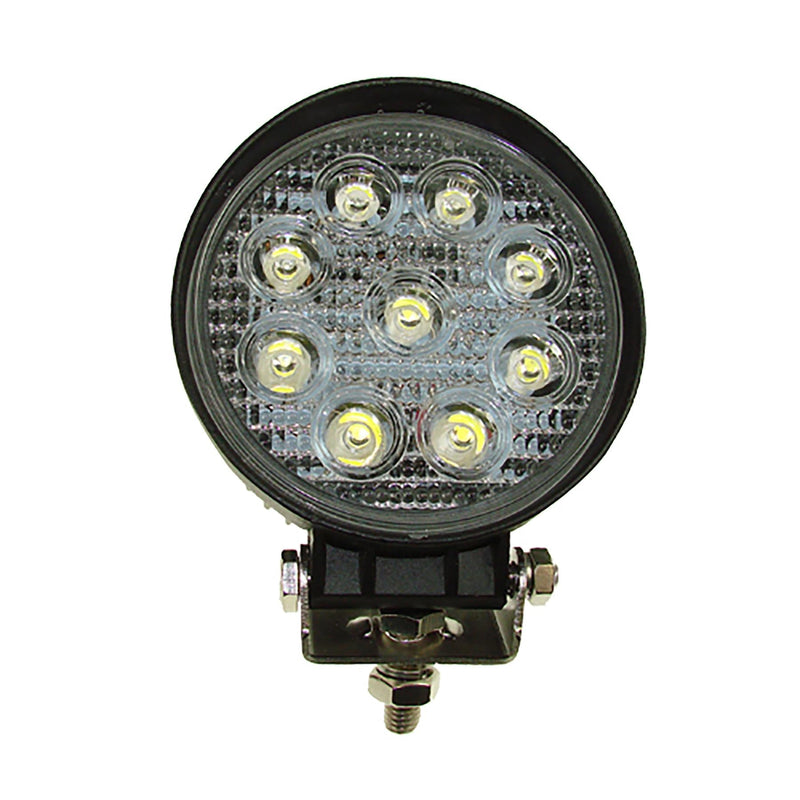 MAYPOLE High Intensity 12/24V Spot LED Work Lamp 9" 27W 1400 Lumens Maypole - Dynamic Drive