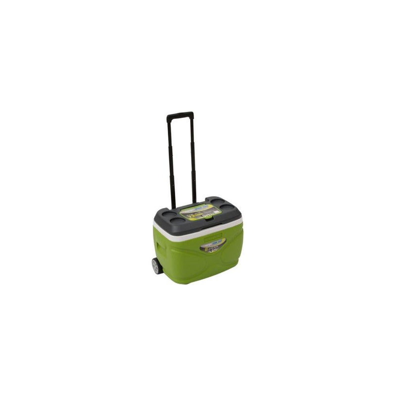 Vango Pinnacle Wheelie 30L 72H Cool Box Green Picnic Camping Food Drink Cooler Vango - Dynamic Drive
