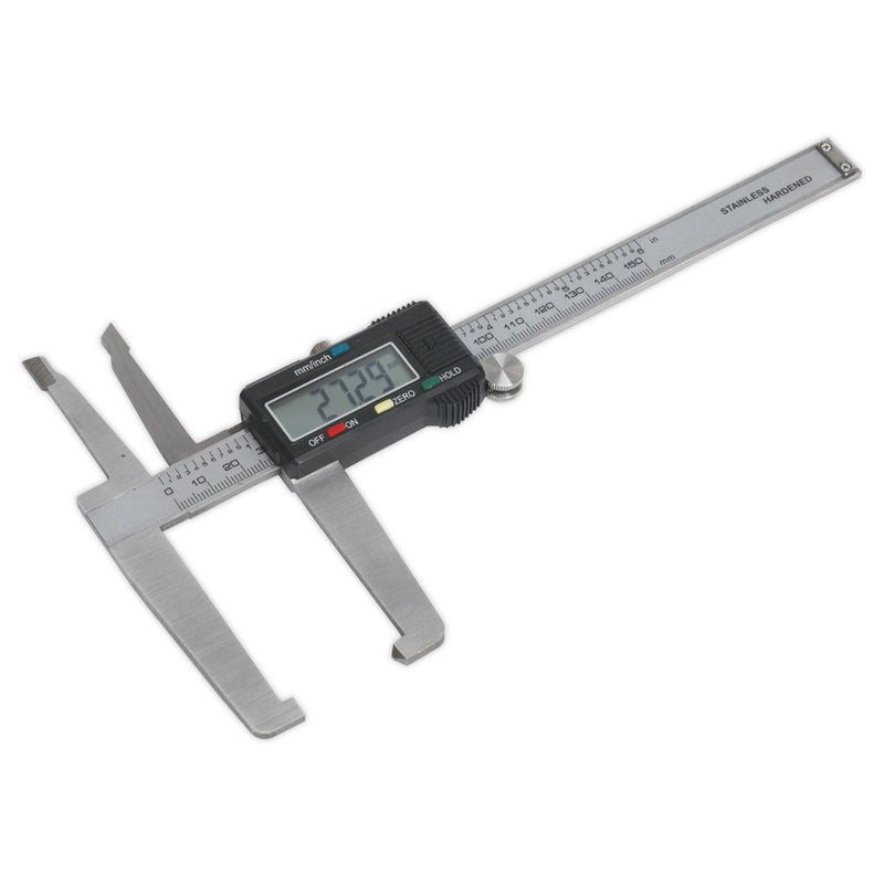Sealey Digital Brake Disc & Drum Caliper 150mm/6" VS0566 Sealey - Dynamic Drive