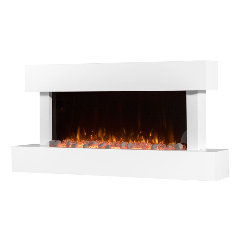 Baridi 46" Wall Mounting 1000W/2000W Electric Fireplace with LED Flame Effects Baridi  - Dynamic Drive