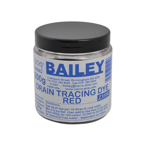 Bailey Products 3590 Drain Tracing Dye - Red Bailey Products - Dynamic Drive