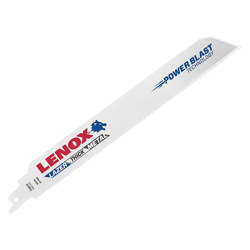 Lenox MetalWolf Wave Edge Reciprocating Saw Blade 229 x 25 x 1.07mm (Pack 5) LENOX - Dynamic Drive