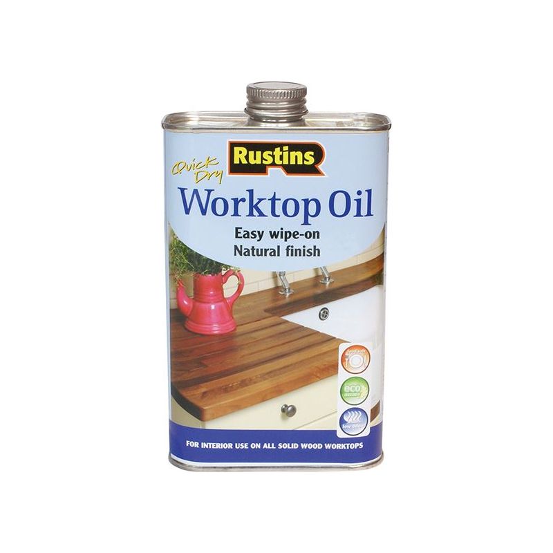 Rustins Worktop Oil 500ml Rustins - Dynamic Drive