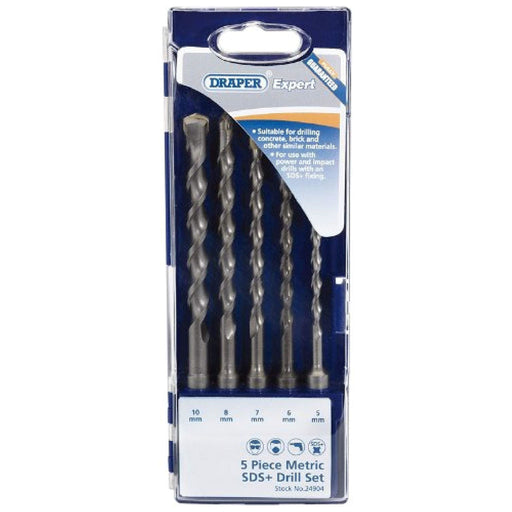 Draper Metric SDS+ Masonry Drill Set (5 Piece) 24904 Draper - Dynamic Drive