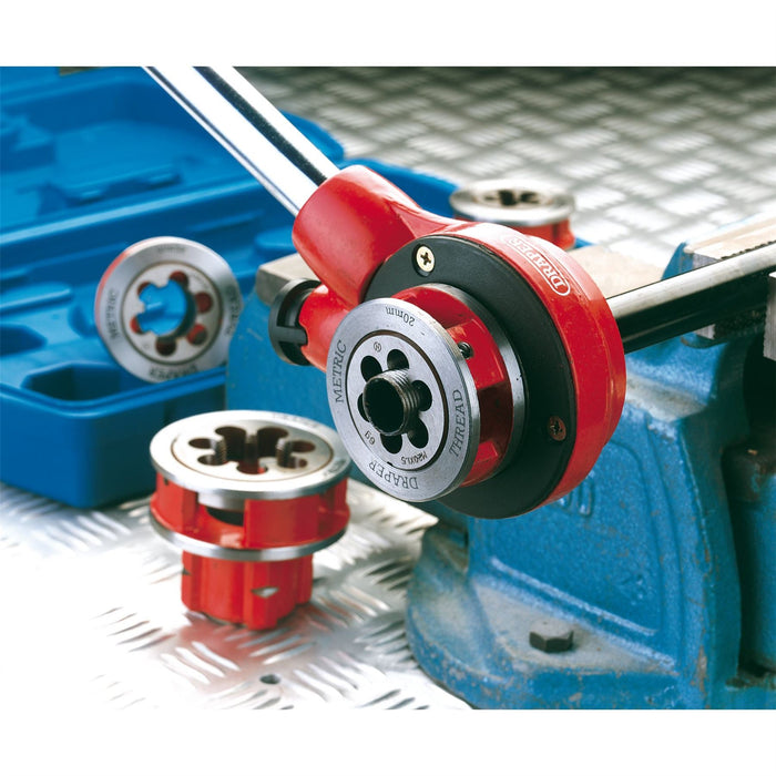 Draper Metric Ratchet Pipe Threading Kit (7 Piece) 22496 Draper - Dynamic Drive