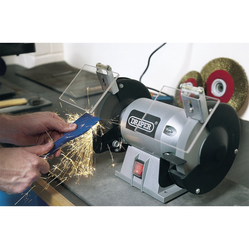Draper Bench Grinder, 150mm, 250W 66804 Draper - Dynamic Drive