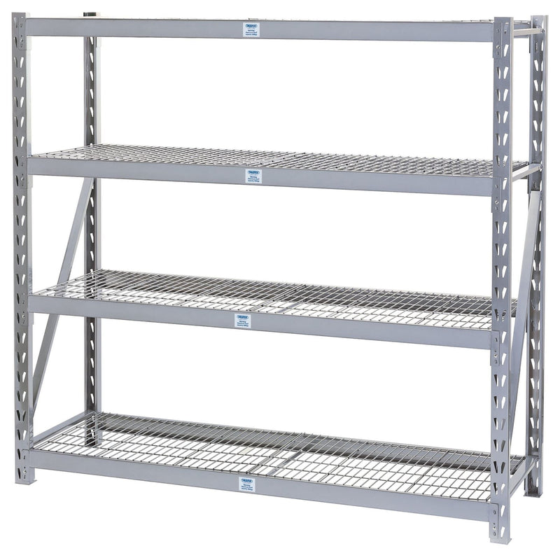 Draper Expert Heavy Duty Steel 4 Shelving Unit, 1959 x 610 x 1830mm 05227 Draper - Dynamic Drive