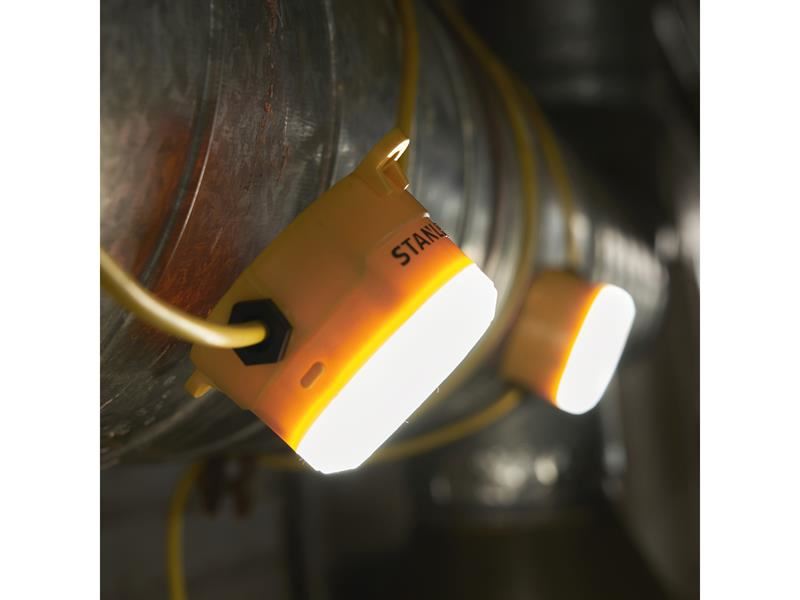 Stanley® Lighting Interconnectable Festoon Kit 8 LED Bulbs 240V 16.5m STANLEY® Lighting - Dynamic Drive