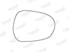 Summit Stick-On Standard Mirror Glass fits Alfa Romeo Guilia 15-20 RHS Summit - Dynamic Drive