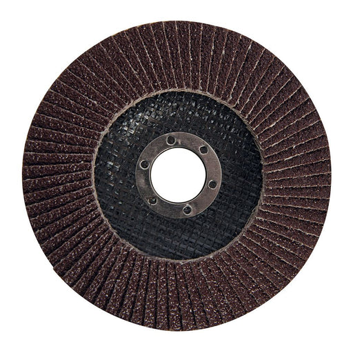 Silverline Aluminium Oxide Flap Disc 125mm 40 Grit Silverline - Dynamic Drive