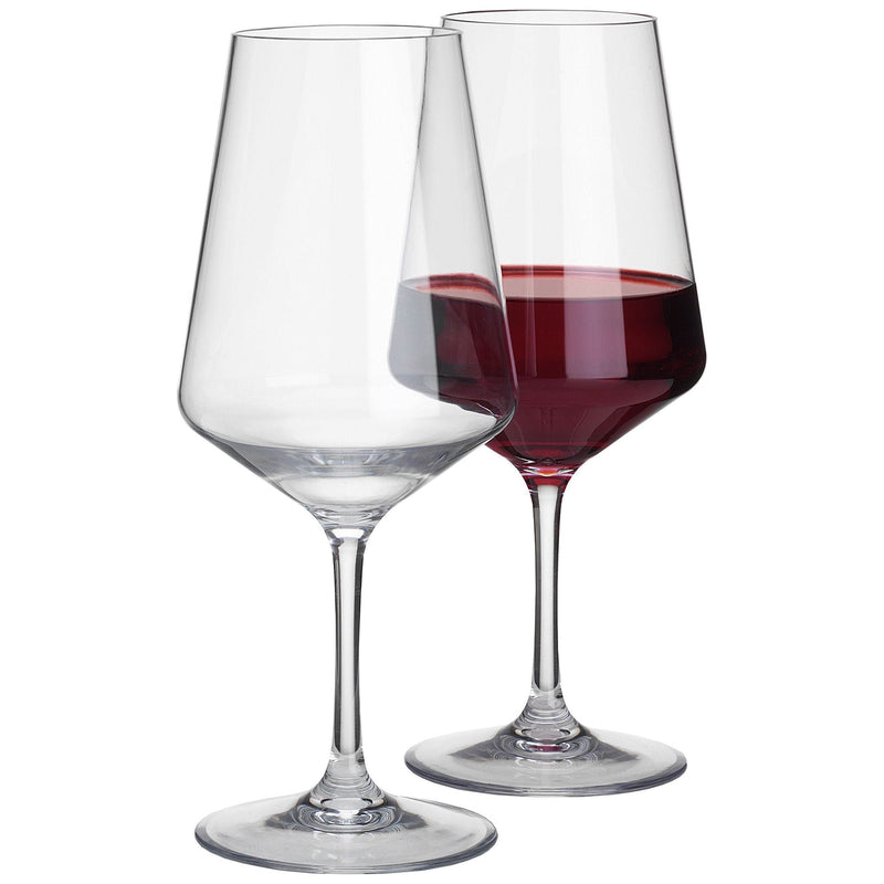 2Pk Savoy Polycarbonate Large Wine Glass SP1747 Flamefield - Dynamic Drive