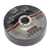 Sealey Grinding Disc115 x 6mm22mm Bore Pack of 5 PTC/115G5 Sealey - Dynamic Drive