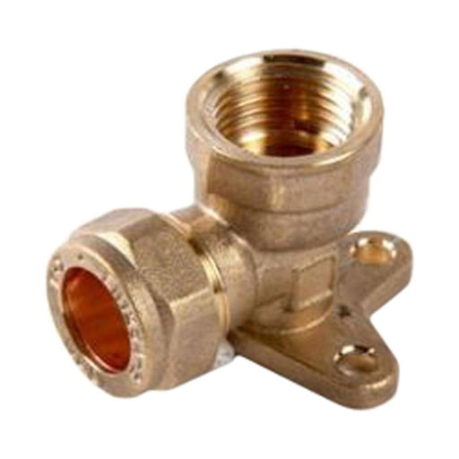 AG Wall Plate Elbow 15mm x 1/2" Female for Gas Connections AG - Dynamic Drive