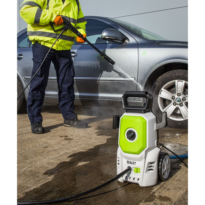 Sealey Pressure Washer with Snow Foam 100bar 390L/hr PW1610COMBO Sealey - Dynamic Drive