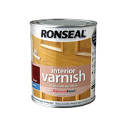 Ronseal Interior Varnish Quick Dry Satin Teak 750ml Ronseal - Dynamic Drive