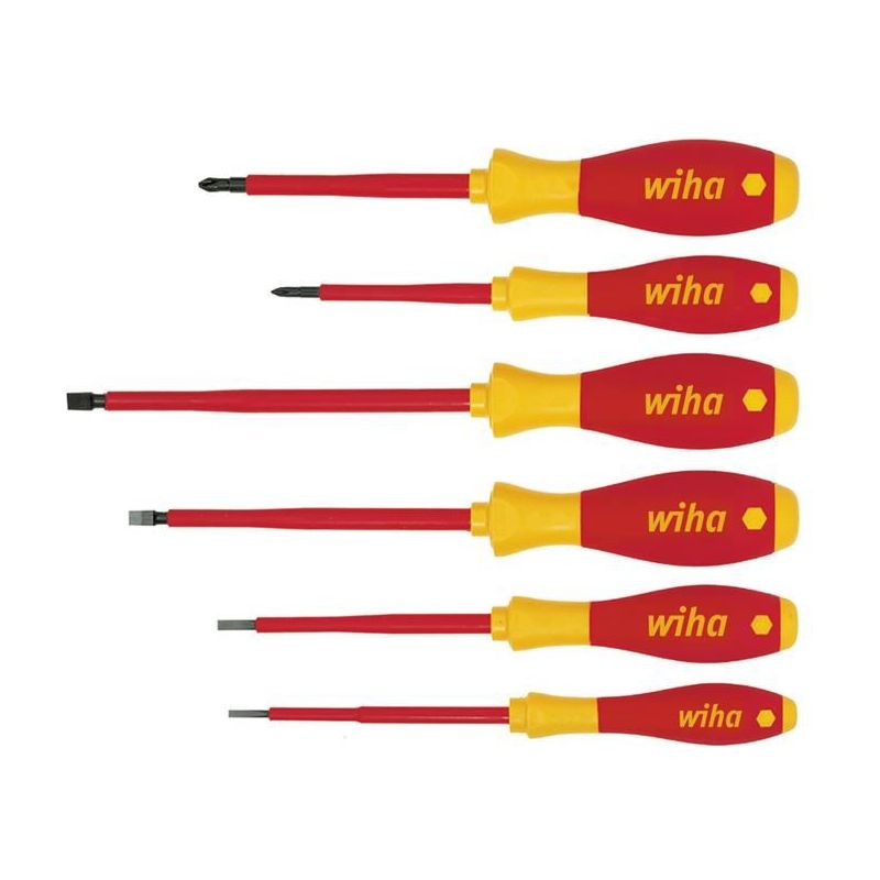Wiha SoftFinish® electric SL/PH Screwdriver Set, 6 Piece Wiha - Dynamic Drive
