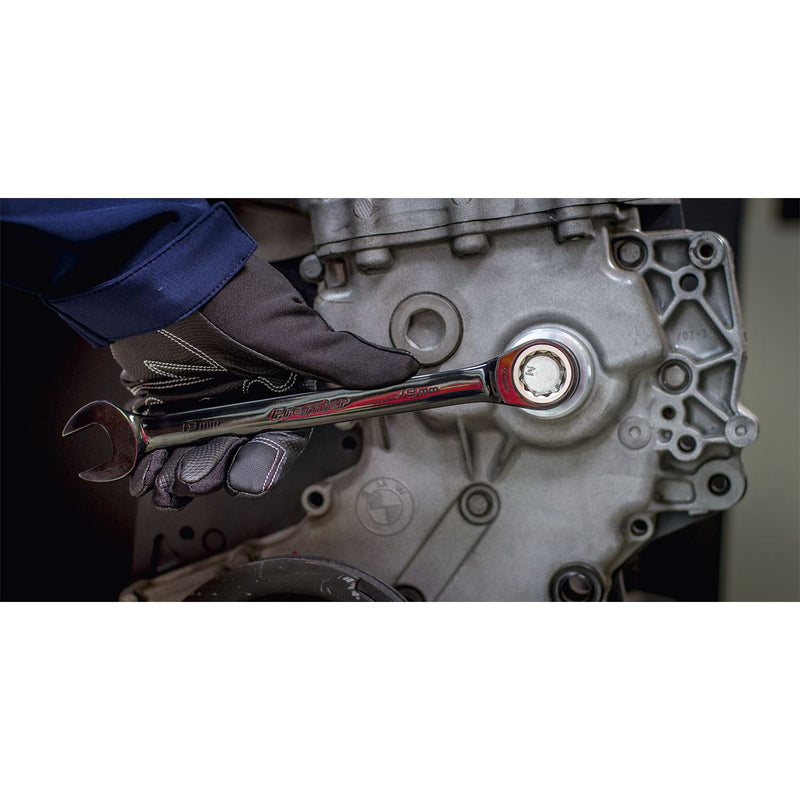 Sealey Combination Ratchet Spanner Set 7pc Black Series Metric AK7978 Sealey - Dynamic Drive