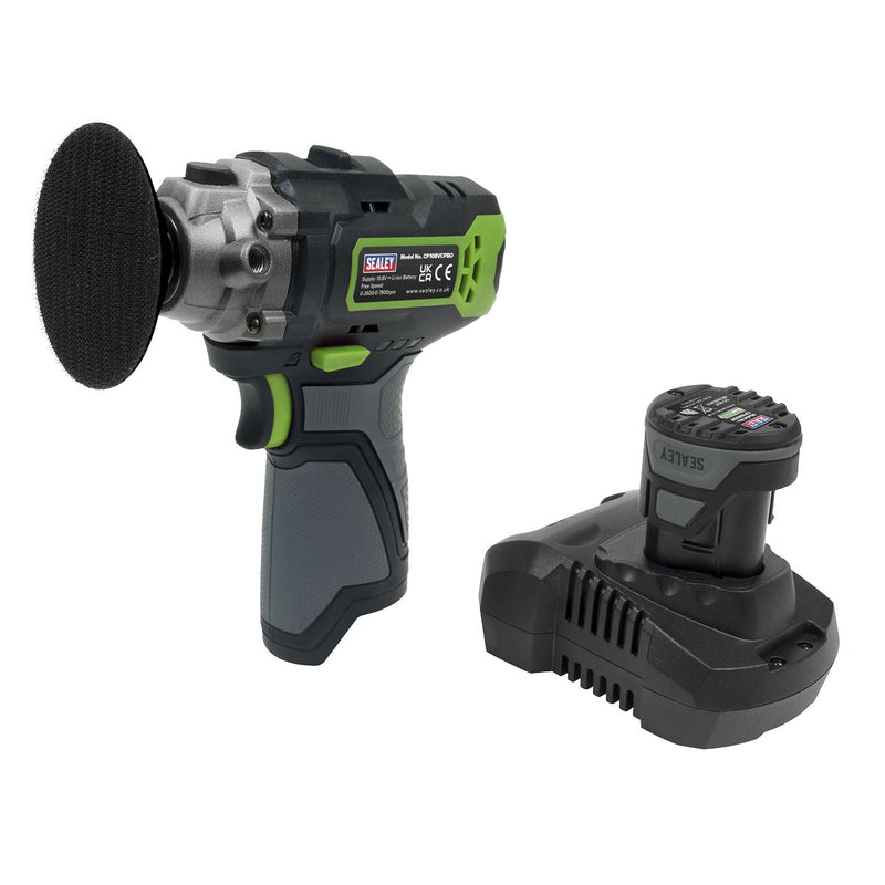 Sealey Cordless Polisher75mm 10.8V SV10.8 Series Body Only CP108VCPBO Sealey - Dynamic Drive