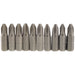 Draper Cross Slot Insert Bit, 1/4" Hex, 25mm Long, No.2 (Pack of 10) 64072 Draper - Dynamic Drive