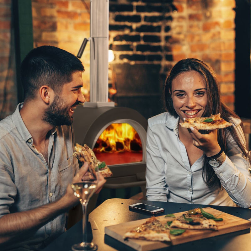 Dellonda Outdoor Wood-Fired Pizza Oven & Smoker Dellonda  - Dynamic Drive