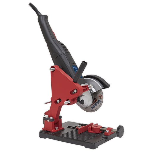 Sealey Angle Grinder Stand With Cast Iron Base Vertical Cutter 100mm 115mm 125mm Sealey  - Dynamic Drive