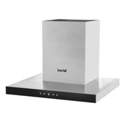 Baridi T-Shape Chimney Cooker Hood with Carbon Filters 60cm - Stainless Steel Baridi - Dynamic Drive