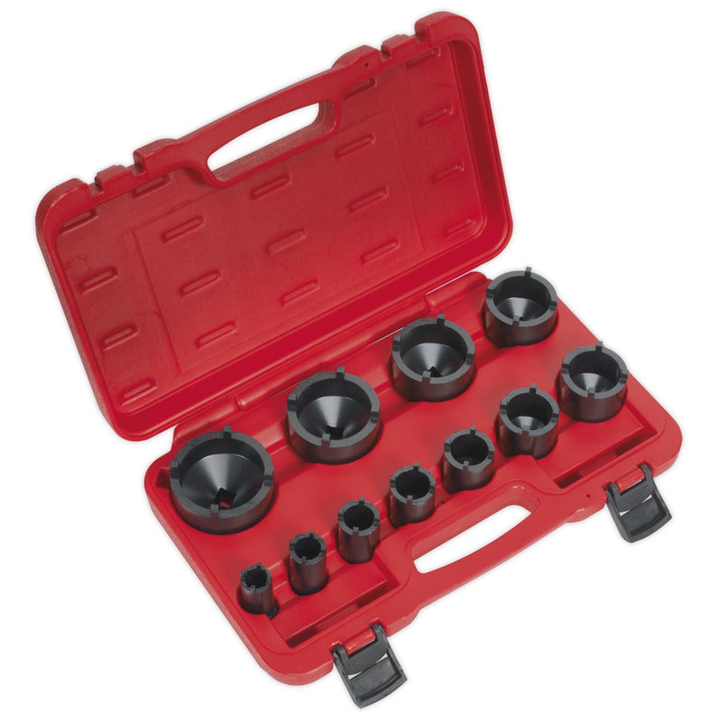 Sealey Ball Joint Socket Set 11pc 1/2"Sq Drive CV025 Sealey - Dynamic Drive