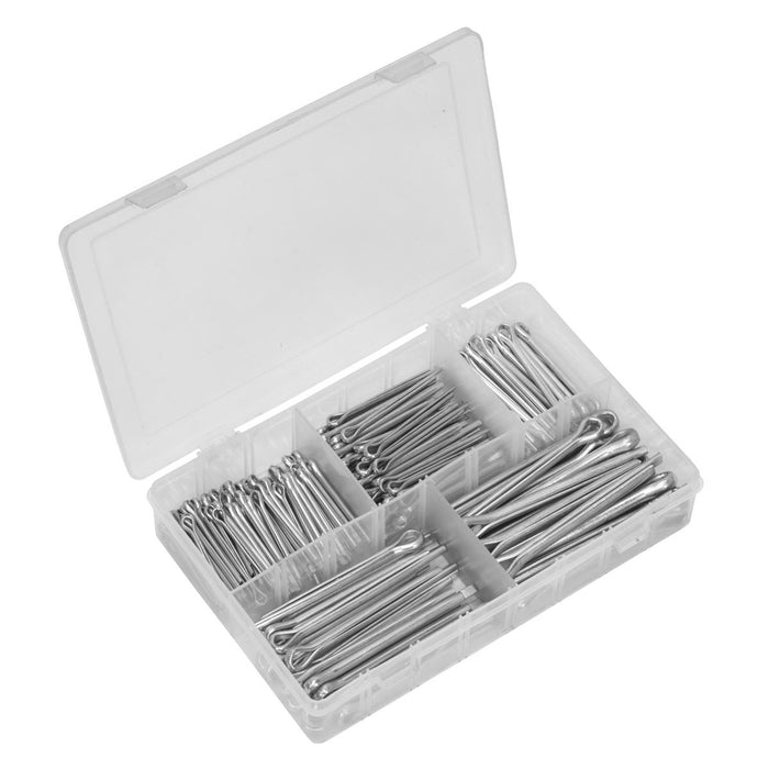 Sealey Metric/Imperial Split Pin Assortment 230pc - Large Sizes AB003SP Sealey - Dynamic Drive