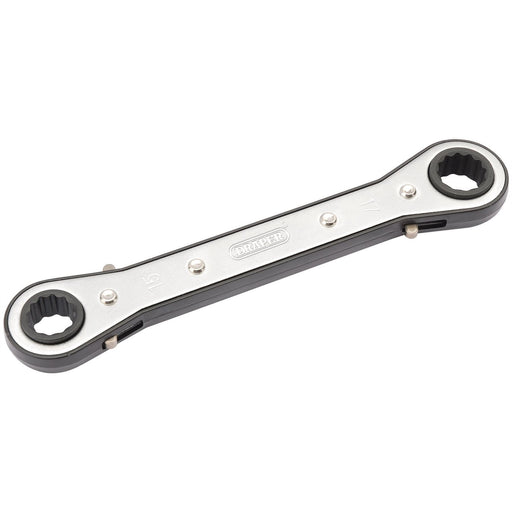 Draper Ratcheting Ring Spanner, 15 x 17mm 31996 Draper - Dynamic Drive