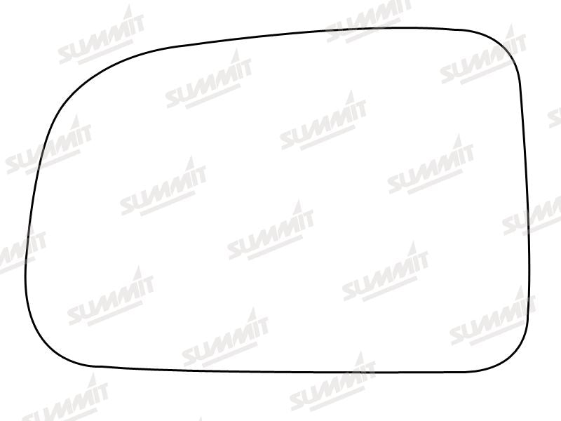 Summit Stick-On Standard Mirror Glass fits Honda HRV 99 on LHS Summit - Dynamic Drive