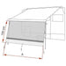 Fiamma Sun View Xl 325 08184-11- Fiamma - Dynamic Drive