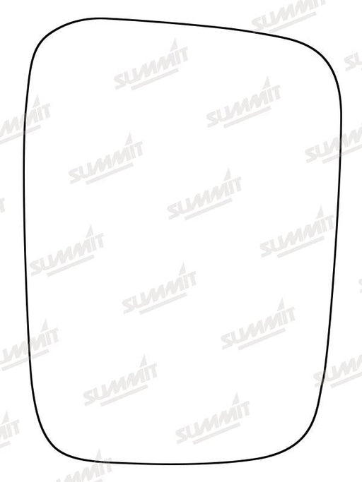 Summit Stick-On Standard Mirror Glass fits Isuzu Trooper LHS Summit - Dynamic Drive
