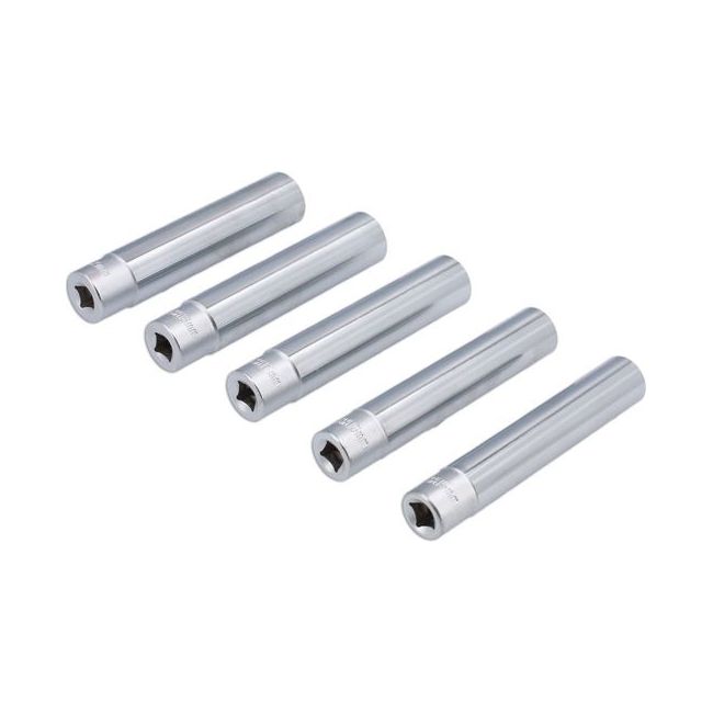 Laser Extra Deep Socket Set 3/8"D 5pc 7823 Laser - Dynamic Drive