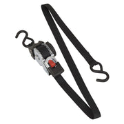 Sealey Auto Retractable Ratchet Tie Down 25mm x 3m ATD25301 Sealey - Dynamic Drive