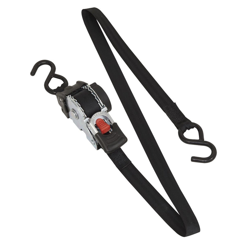 Sealey Auto Retractable Ratchet Tie Down 25mm x 3m ATD25301 Sealey - Dynamic Drive