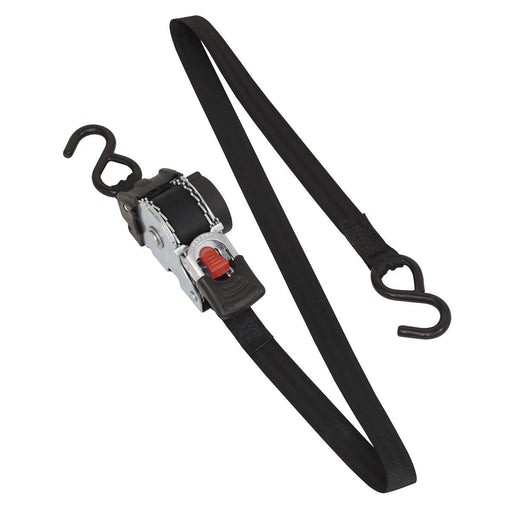 Sealey Auto Retractable Ratchet Tie Down 25mm x 3m ATD25301 Sealey - Dynamic Drive