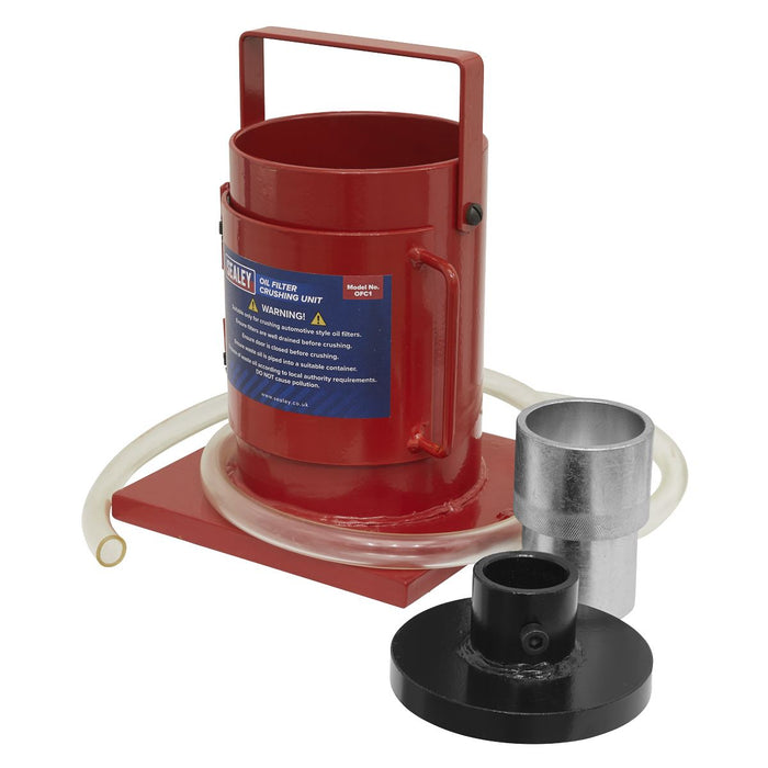 Sealey Oil Filter Crushing Unit OFC1 Sealey - Dynamic Drive