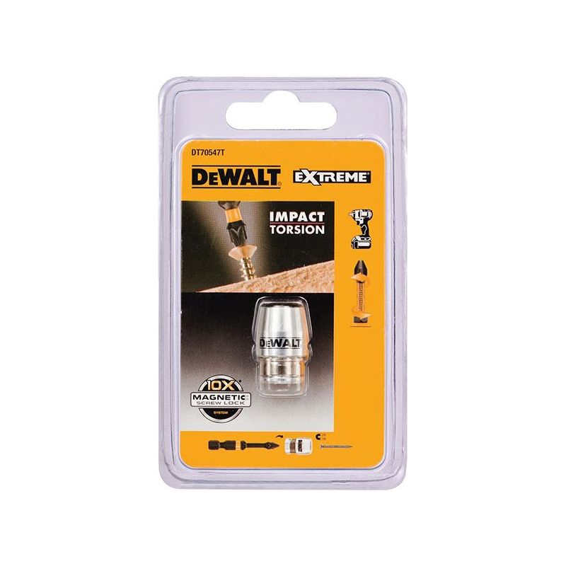 Dewalt Power Tools DT70547T Aluminium Magnetic Screwlock Sleeve for Impact Torsion Bits 50mm DeWALT Power Tools - Dynamic Drive