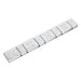 Sealey Wheel Weight 5 & 10g Adhesive Zinc Plated Steel Strip of 8 (4 x Each Weig Sealey - Dynamic Drive