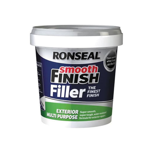 Ronseal Smooth Finish Exterior Multipurpose Ready Mix Filler Tub 1.2kg Ronseal - Dynamic Drive