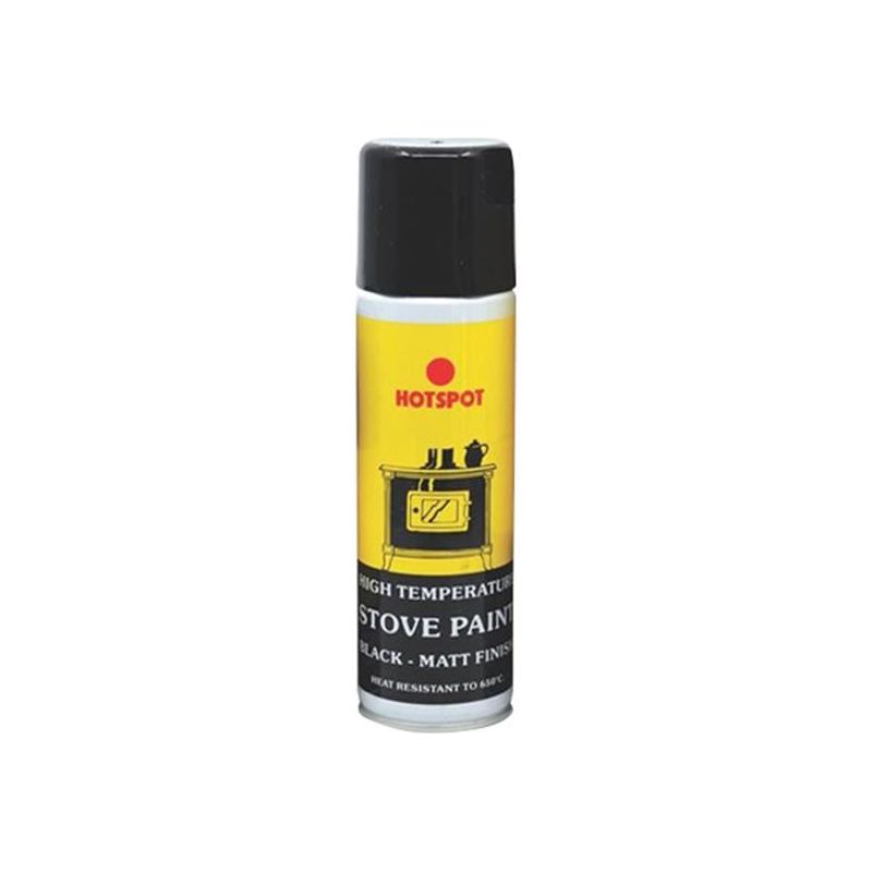 Hotspot Spray Stove Paint Matt Black 150ml Hotspot - Dynamic Drive