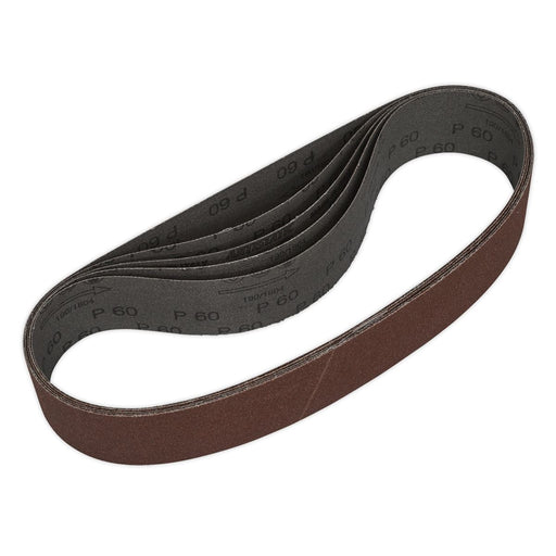 Sealey Sanding Belt 50 x 686mm 60Grit Pack of 5 SB006 Sealey - Dynamic Drive