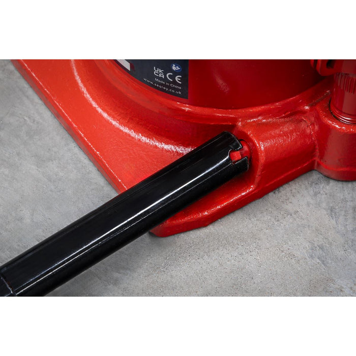 Sealey Low Profile Telescopic Bottle Jack 20 Tonne BJ20LE Sealey - Dynamic Drive