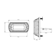 Ring Amber Strobe 3 LED R65 - RCV2212 Ring Automotive - Dynamic Drive